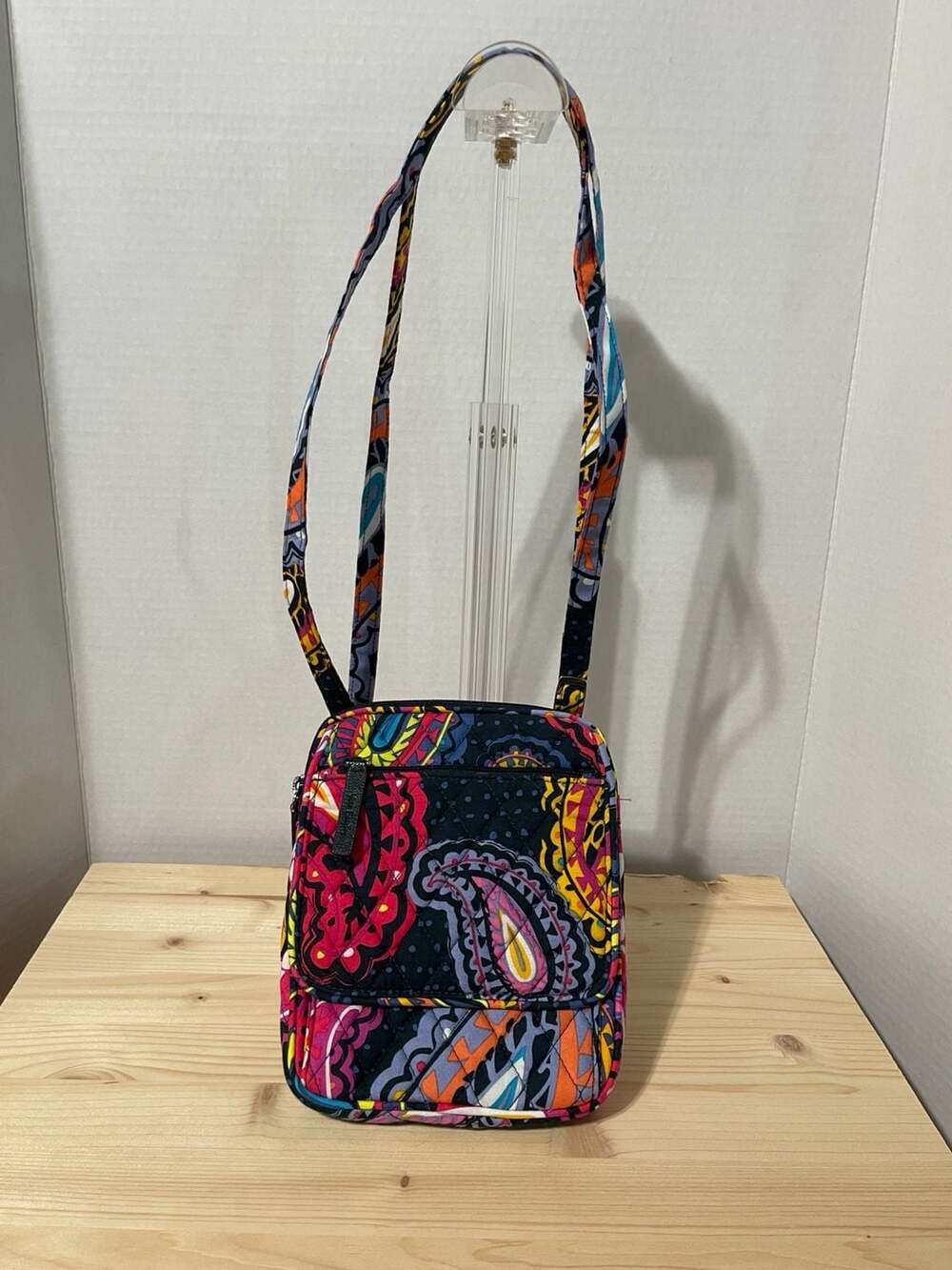 Vera Bradley Bandana Swirls Mini Hipster Crossbody Shoulder Bag Purse